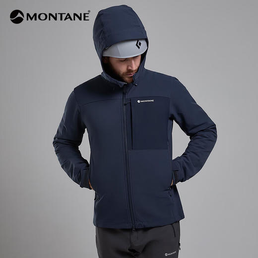 MONTANE 盟泰恩TENACITY XT男士软壳外套连帽防风山地户外连帽休闲外套 商品图1