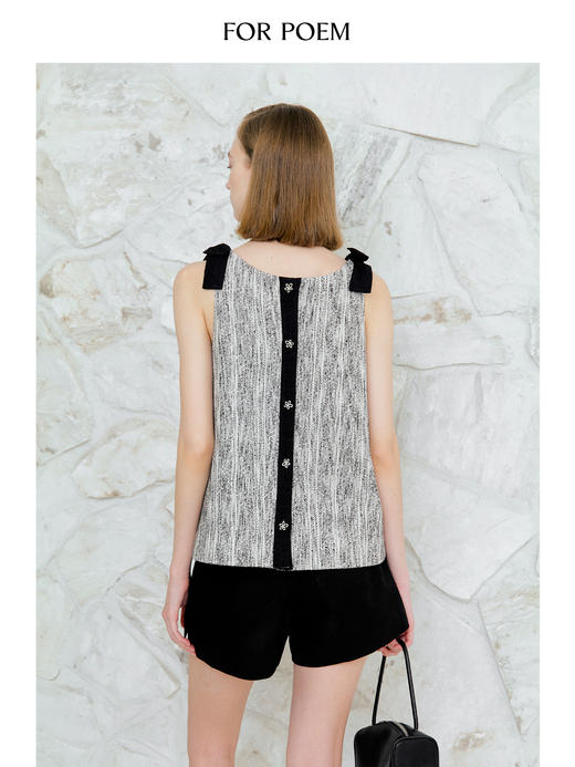 ForPoem 现货 25/SS原创设计百搭简约醋酸裙裤 商品图4