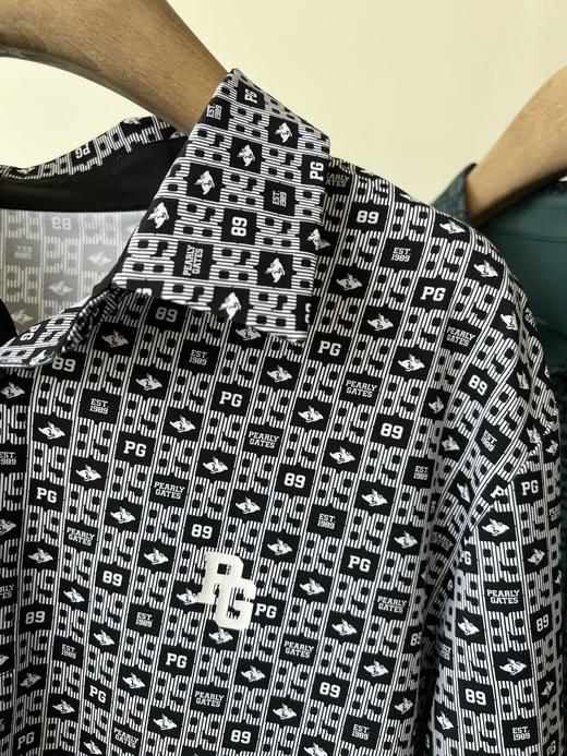 25新款PG原单男款POLO，纯原单货，韩国🇰🇷客供面料，有质感、今年流行的印花工艺，避免了纯色的单调性，洋气的印花，更显品味，日常穿或者运动穿都很舒服！ 商品图3
