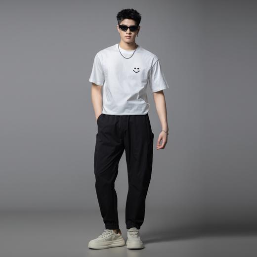 PINLI品立2025夏季新款男士宽松束脚工装裤潮牌百搭直筒休闲长裤GD252117348 商品图3
