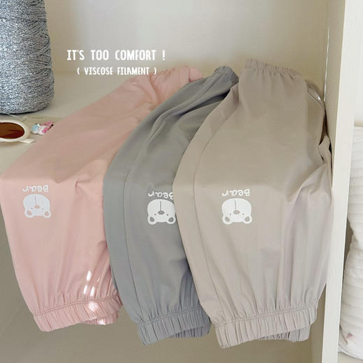 【69元2条】儿童凉感防蚊裤 2025男女童潮范休闲冰丝休闲裤 商品图3