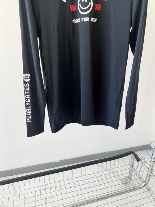 25春款，ＰG原单牛奶丝立领打底衫，韩国🇰🇷客供面料，有弹力，超级百搭的一款，胸前印花LOGO，上档次又不单调！ 商品图2