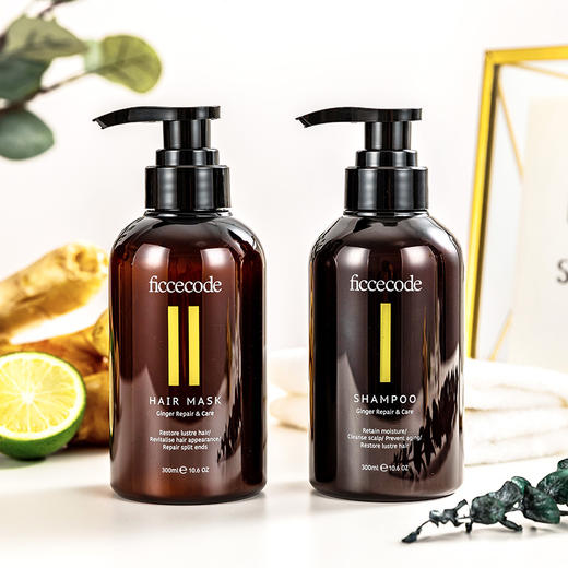 【菲诗蔻】升级款 澳洲生姜洗发水 发膜 护发精油 拯救扁塌油腻发质 配方全新升级 长效控油 强韧蓬松 水控油蓬松 无硅油柔顺改善毛躁 商品图7