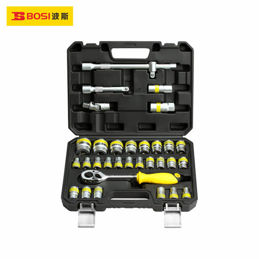 波斯   32件12.5mm系列公制双色套筒组套    32PC     BS511132 商品图0