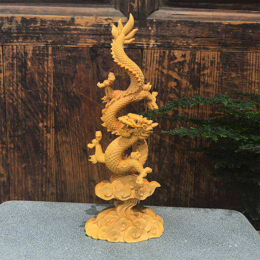 腾龙°黄杨木摆件 商品图0