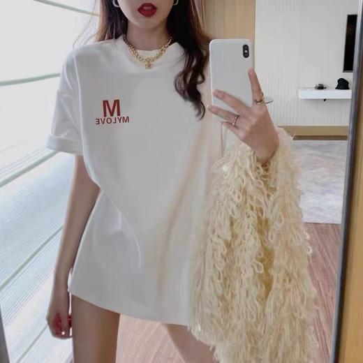 工厂直促价【100%棉】情侣（M红LOVE-侧标）柯式印花短袖T恤-喜出 商品图4