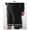 HIM漢崇  复古黑色做旧牛仔短裤男直筒休闲工装五分裤 2026夏 商品缩略图2
