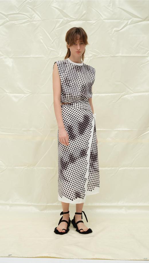 主题印花露背上衣 商品图0