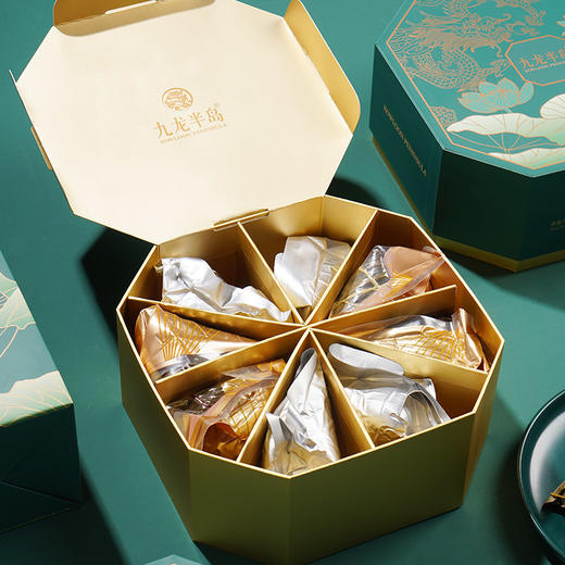 九龙半岛高端臻品粽子燕窝滋心礼盒燕窝冰心粽即食水晶甜粽端午送礼/8个装(送精美礼袋） 商品图2
