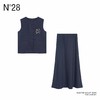 【破价】N°28 '有钱花'2025夏季新款胸口刺绣舒适显瘦长裙套装885242Z526 商品缩略图1