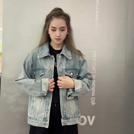 ZS复古做旧牛仔外套41228春季335061142485 商品图0