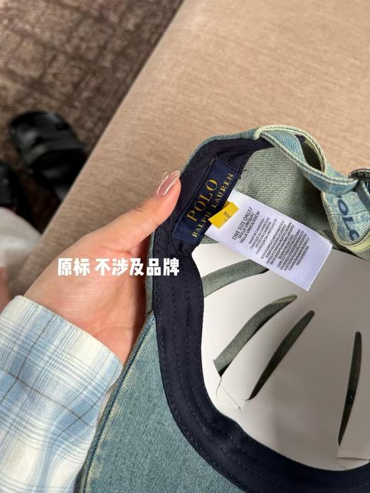 外贸拉夫小马刺绣棉质棒球帽牛仔鸭舌帽男女情侣百搭 商品图10