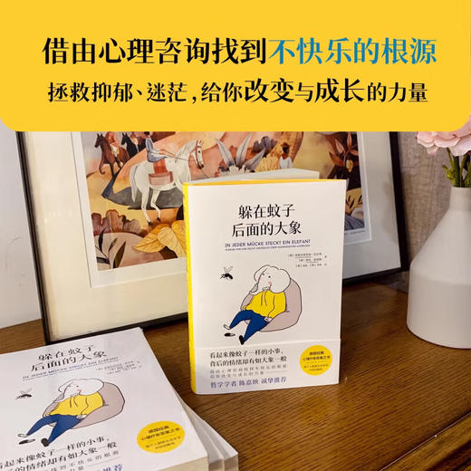 躲在蚊子后面的大象  德国经典心理疗愈答案之书 情绪内耗 大众心理学 提升人际 拯救迷茫抑郁 商品图2