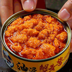 【百搭下饭❗️油浸蟹黄酱】蟹黄酱拌面拌饭口口满足，螃蟹粉蟹肉纯蟹膏酱料，下饭酱拌饭拌面鲜香螃蟹酱罐头L