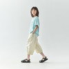 棵初2025夏季新款亲子女童棉混纺灯笼裤宽松米黄色休闲裤 商品缩略图4