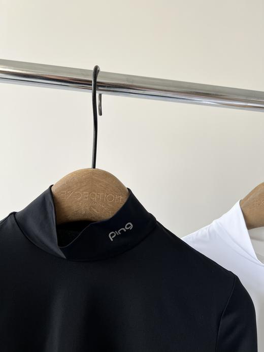 PI NG半高领高尔夫🏌‍♀打底衫，纯原单货，韩国🇰🇷客供面料，四面弹，舒服透气性好，运动健身或者日常穿都超舒服，经典的半高领设计，百搭！ 商品图5