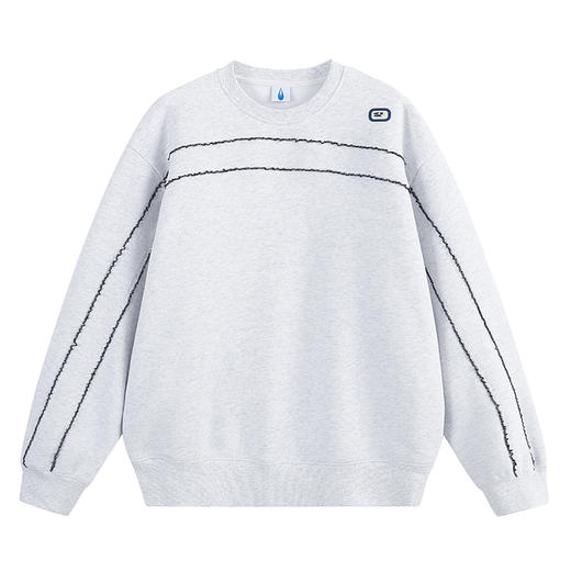 CryingCenter 四色泡面边运动加绒卫衣 哭喊中心 商品图1