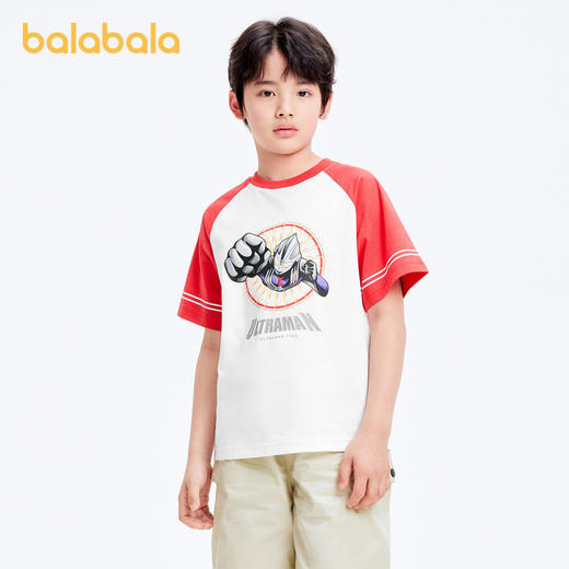 【奥特曼IP】巴拉巴拉童装打底衫儿童短袖t恤男童夏潮酷印花时尚 商品图1