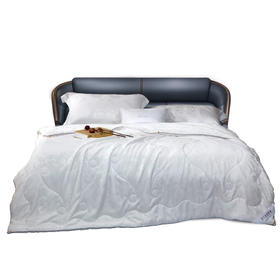 富安娜 锦瑟年华提花桑蚕丝被 203*229cm（白色）【鲜知30.0】