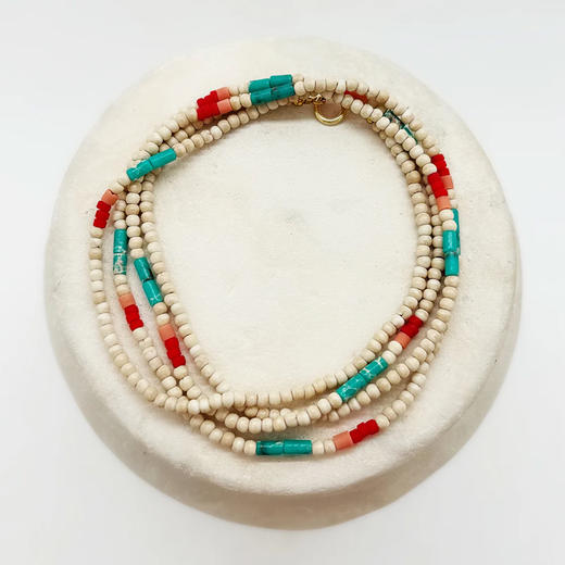 订购8周到｜Elise Tsikis-Naruna-多色 绿松石 石榴石 白松石 项链［法国设计师］ 商品图2