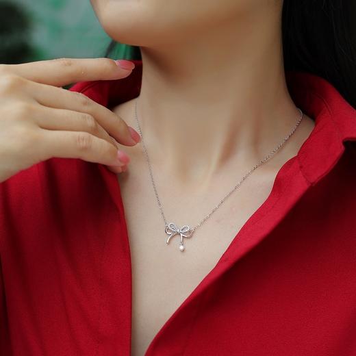 高级感项链 莫桑石吊坠锁骨 项链 商品图1