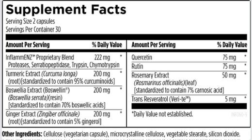 【保税】海淘 健康设计 Inflammatone™ 综合胶囊 120粒 26/6 商品图1