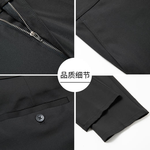 【特大码】【DKP】大依优型大码薄款冰丝商务休闲裤弹力直筒运动男宽松大码免烫抗皱夏季长裤肥佬300斤 商品图8