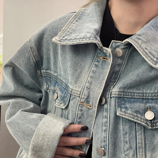 ZS复古做旧牛仔外套41228春季335061142485 商品图3