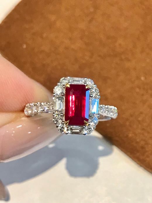 1.42ct刻面红宝石戒指 商品图4