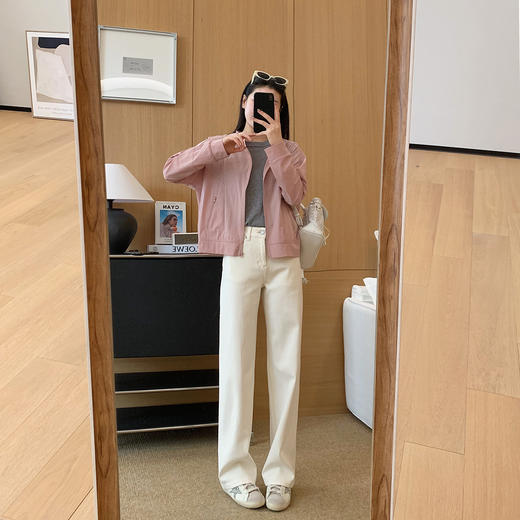 小O防晒衫！2025新款轻薄速干分割结构短款连帽外套宽松休闲上衣 商品图4