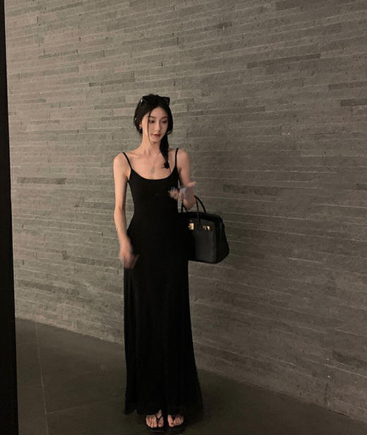 【GZ】无忧购韩系慵懒不挑身材辣妹自带胸垫百搭吊带连衣裙6612-55#(截单后7天发货) 商品图14