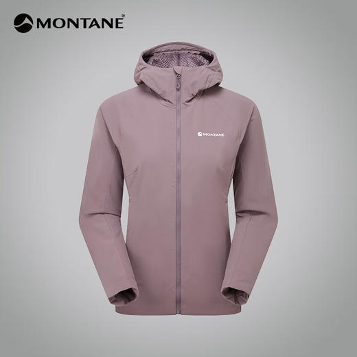 MONTANE 盟泰恩KHAMSIN HOODIE女士加绒软壳外套防风防泼水 户外保暖耐磨 商品图3