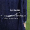绽放旅行女装159朵/亚麻绣花半开襟抽绳收腰显瘦大摆圆立领连衣裙 商品缩略图3