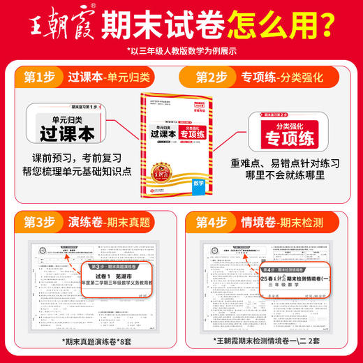 【安徽专版】2025春下册王朝霞期末试卷研究1-6年级小学期末真题冲刺卷语数英专项训练 商品图1