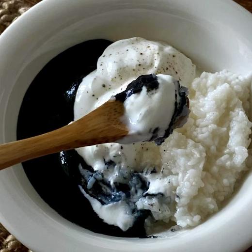 【拌酱精选】纯黑芝麻酱 传统石磨研磨 配料只有黑芝麻 酱体细腻 醇香浓厚 营养高钙 小小芝麻酱 养生大能量 商品图3