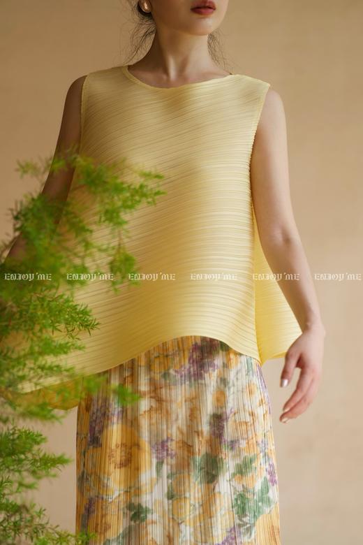 【门店同款】ENJOY夏季风褶衣压褶上衣 162264842 商品图2