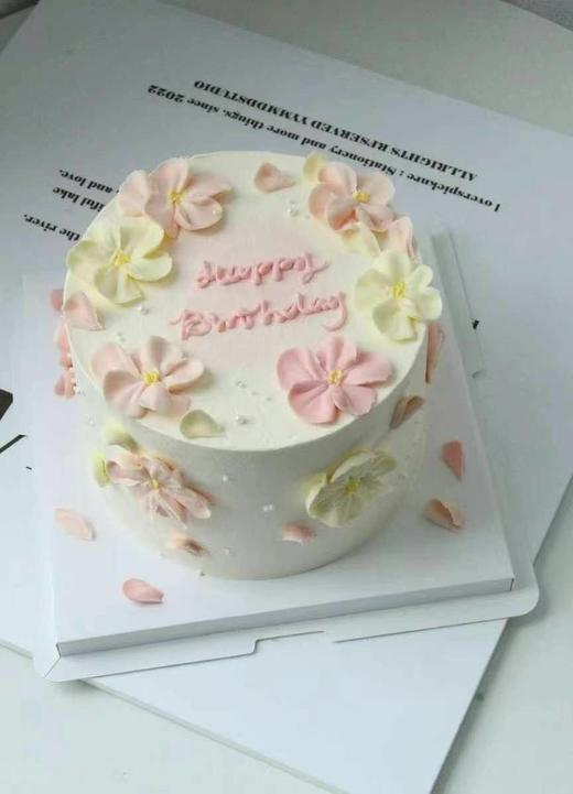 简约裱花蛋糕 商品图0