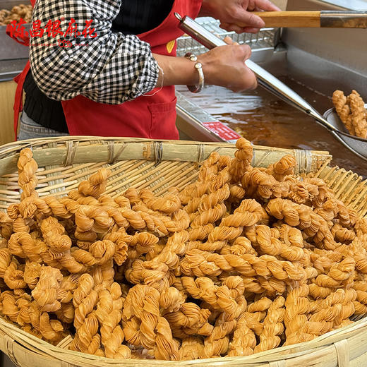 【千层麻花】磁器口陈昌银手工千层麻花500克袋装磁器口古镇门店同款 商品图5