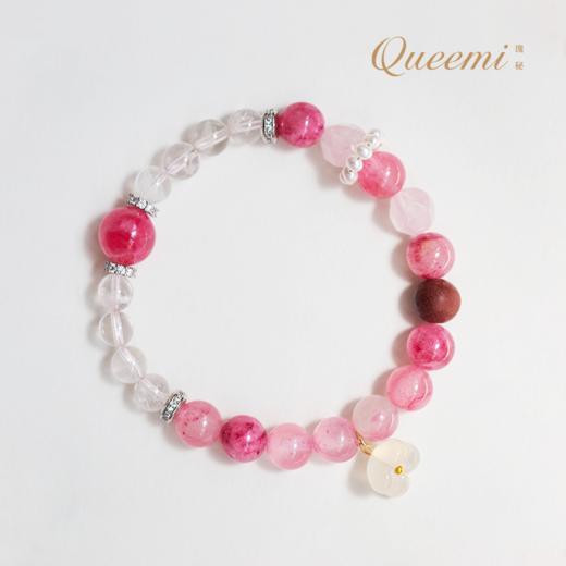 「玫瑰荔枝」花园手串（单圈）｜指尖轻捻，馥郁自来 商品图0