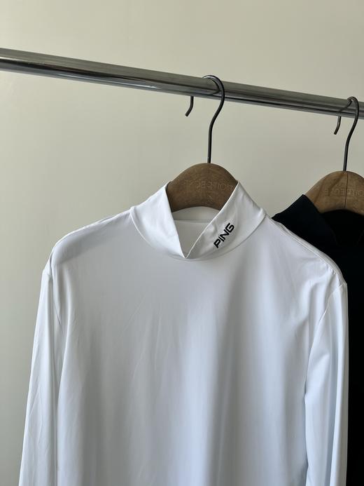 PI NG半高领男款高尔夫打底衫，纯原单货，韩国🇰🇷客供面料，四面弹，舒服透气性好，运动健身或者日常穿都超舒服，经典的半高领设计，百搭！ 商品图2