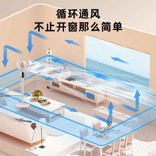 【2025风扇界新宠🔥】金正空气循环扇💨超静音+三用设计，卧室凉爽神器，夏天从此无声更舒适！ 商品图2