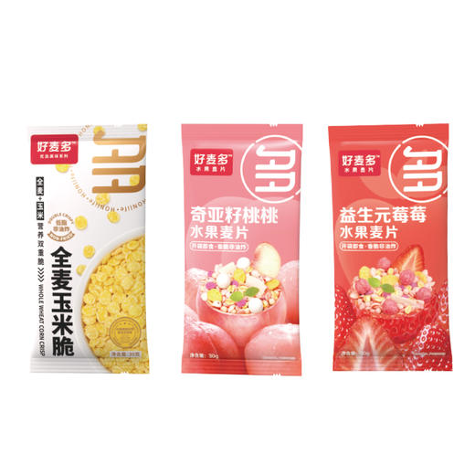 好麦多水果麦片玉米脆膳食早餐礼 900g 商品图4