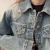 ZS下摆毛须边个性牛仔外套41228春季335071142485 商品缩略图3