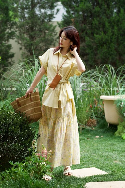 【门店同款】ENJOY夏季“悠然之境”晕染油画伞裙 162279139 商品图0