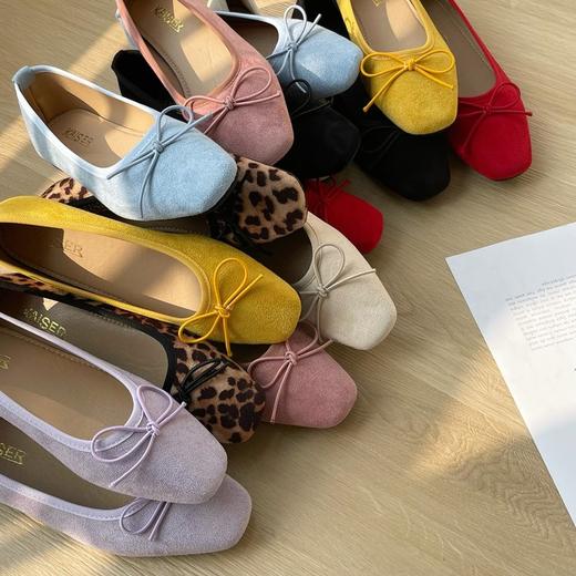 【法式复古芭蕾舞单鞋】芭蕾美学，慵懒知性！软到可以对折，好穿不磨脚！浅口设计，不仅透气清爽，视觉上也非常显瘦！【康恒-J】 商品图3