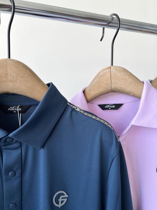 25春款，男款POLO衫，经典百搭的一款，面料有弹力，超舒服，胸前立体LOGO，肩部装饰条，整件衣服并不单调！数量不多！ 商品图6