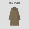 ROMI STUDIO“优雅新姿”轻量羊毛混纺透气直筒西装领风衣441W1022 商品缩略图5