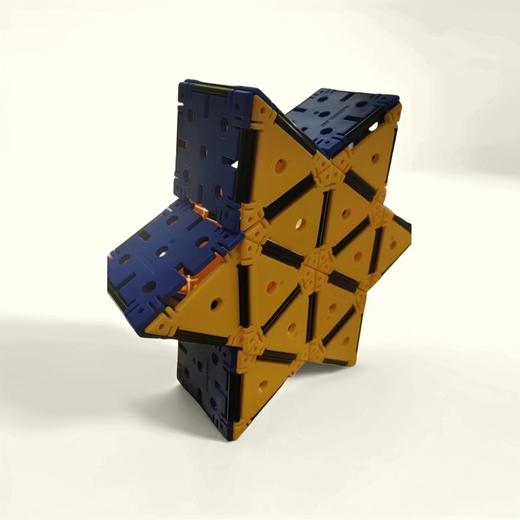 大圣klikko工程结构大师智慧建构片结构大师拼插积木儿童益智玩具拼装工程拼插玩具组合 商品图0