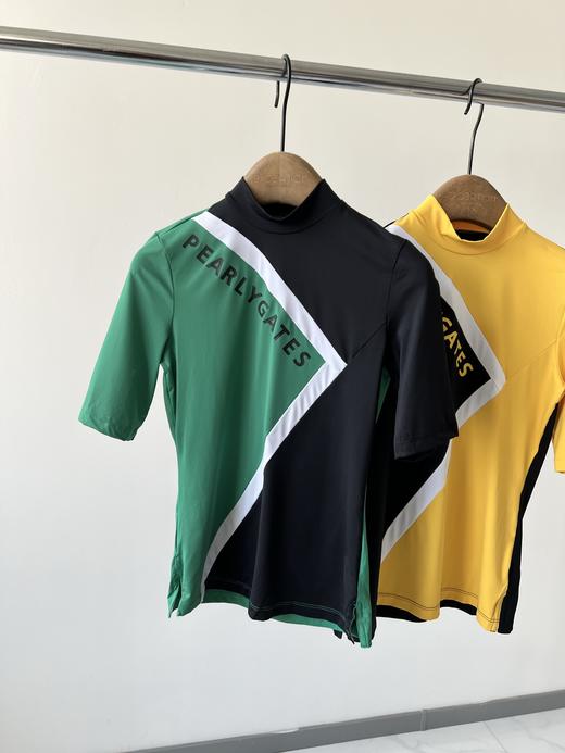 PG原单半高领打底T，纯纯的原单货，超级好看的拼接设计，显瘦，胸前立体LOGO，细节显品质！数量不多！ 商品图0