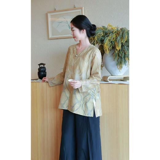 【2026东衣作】新中式衬衣（25710110夏籥-结缘款） 商品图0